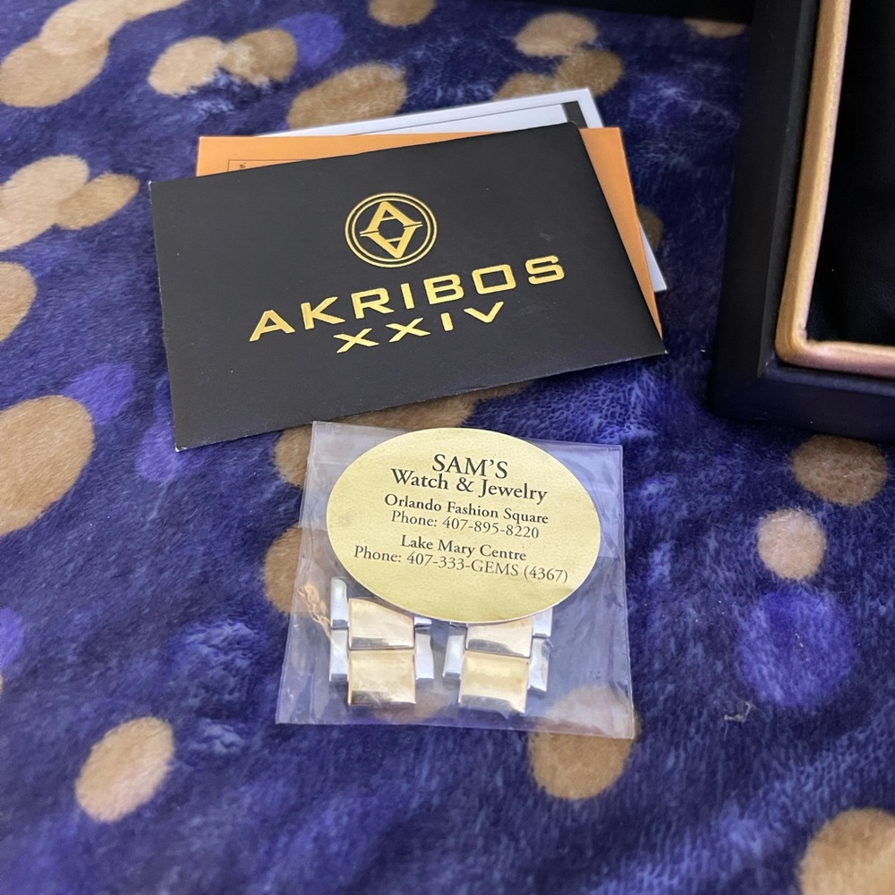 August Stainer Women's Ast8136ttbu Swiss Quartz D… - image 5